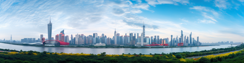 莲花山俯瞰福田全景高楼摄影,高清,摄影图,摄影图片,图片大全,摄影图免费下载